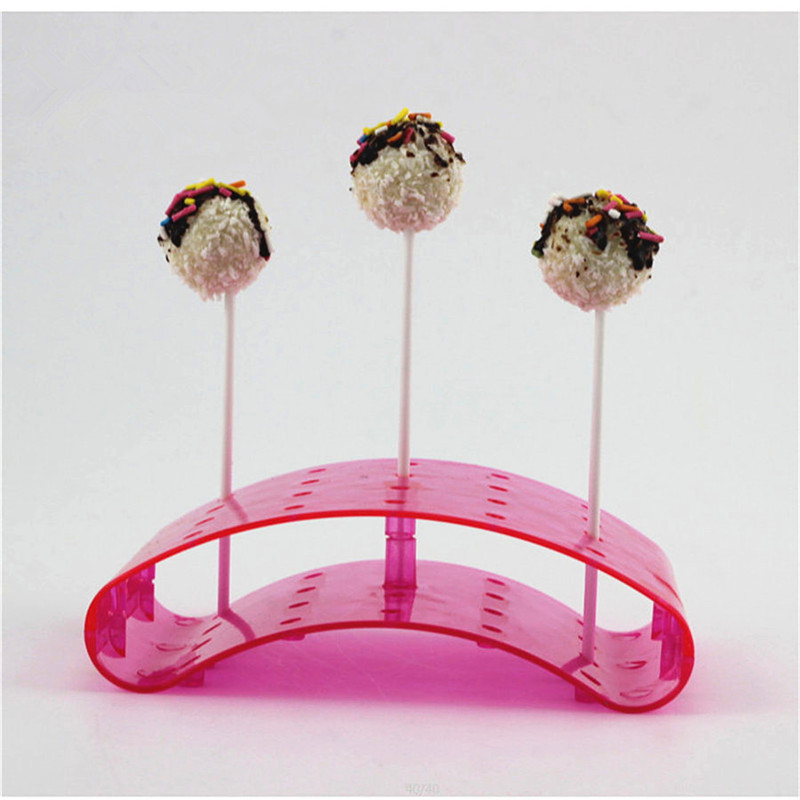 20 Holes Cake Pop Lollipop Stand Βάσεις Οθόνης Βάσεις Ράφι DIY Εργαλεία ψησίματος Οθόνη σε σχήμα U DIY Bakeware Ράφια κέικ
