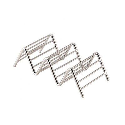 „Hard Wave Taco“ laikiklis „Taco“ lentyna nerūdijančio plieno meksikietiškos picos ritinėlių lentyna „Burrito“ bulvių traškučių lentyna lukštai blynų vitrinos stendas