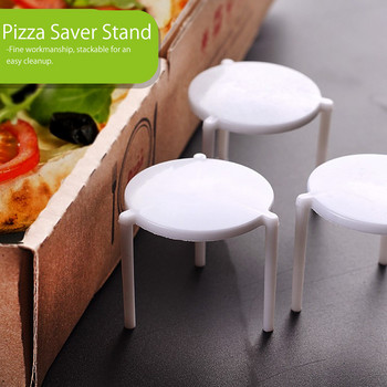 100 τμχ Pizza Saver Stand Φορητό πλαστικό Take Access Kitchen Out Στοίβα σχάρα ψησίματος Pizza Tripod Fixing Service Βάση πίτσας