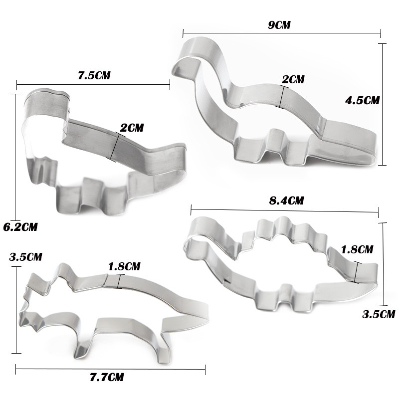 Formă pentru prăjituri cu dinozaur pentru coacere Forme pentru prăjituri cu fondant Forme pentru prăjituri pentru turtă dulce Forme pentru prăjituri pentru prăjituri