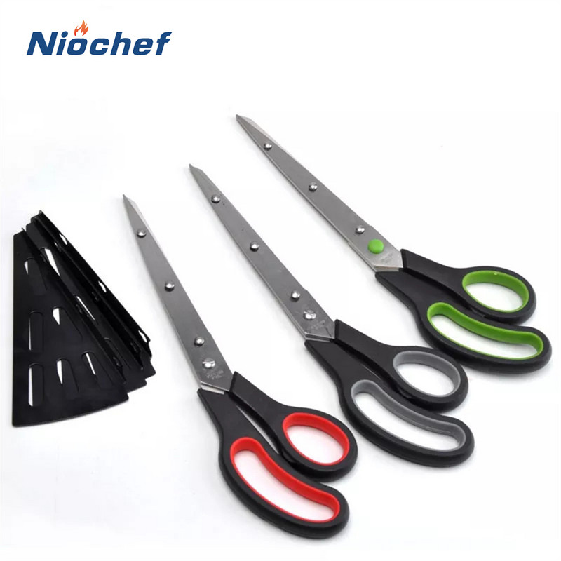 2in1 Picos žirklės Picos kastuvas Picos peilis nerūdijančio plieno picos pjaustyklė Blynų pjaustyklė Nuimama mentele Virtuvės kepimo įrankiai