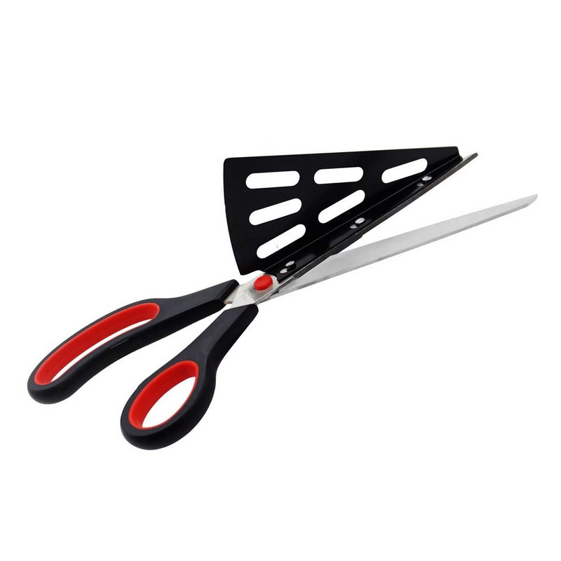 2in1 Picos žirklės Picos kastuvas Picos peilis nerūdijančio plieno picos pjaustyklė Blynų pjaustyklė Nuimama mentele Virtuvės kepimo įrankiai