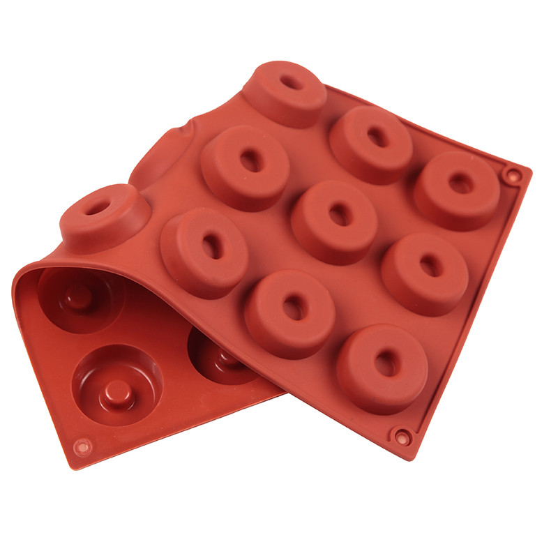 Silicone 18 Donut Maker 3D DIY Baking Pastry Cookie Φόρμα σοκολάτας Μάφιν Φόρμα κέικ Επιδόρπιο Χειροποίητα εργαλεία διακόσμησης κουζίνας