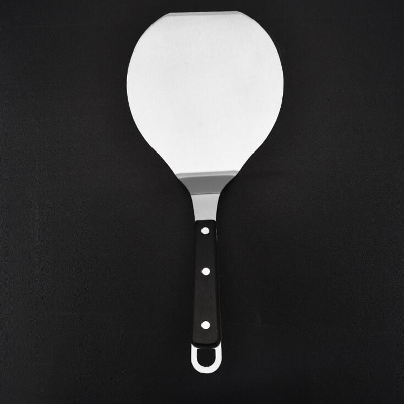 Υψηλής ποιότητας φτυάρι κέικ πίτσας Ανθεκτικό Ασφαλές και υγιεινό Εργαλείο ψησίματος από πλαστική λαβή από ανοξείδωτο χάλυβα Εργαλεία αποφλοιωτή πίτσας