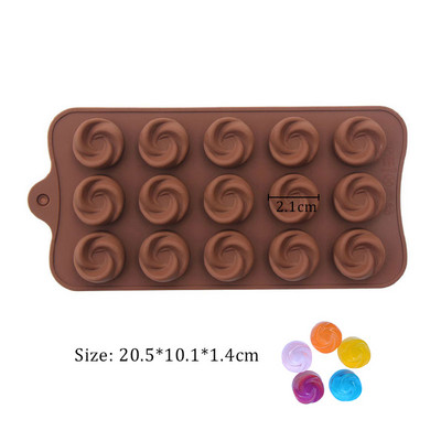 Najprodavaniji Silikonski kalup za čokoladu Food Grade DIY Silikonski kalup za cvijeće Dizajn za pečenje kolača Ukrašne kalupe za slatkiše Kuhinja