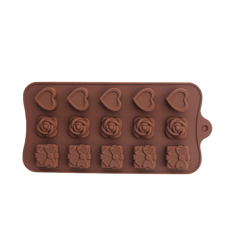 Najprodavaniji Silikonski kalup za čokoladu Food Grade DIY Silikonski kalup za cvijeće Dizajn za pečenje kolača Ukrašne kalupe za slatkiše Kuhinja