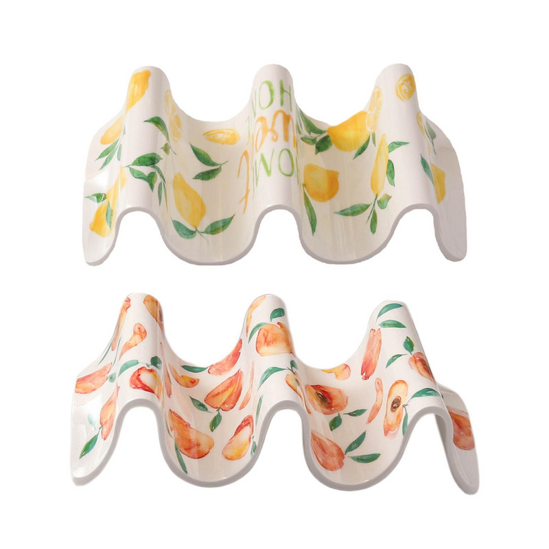 Tava Taco Farfurii Roll Raft Suport Taco Stand Salata Verde Wraps Sandvișuri Vafe