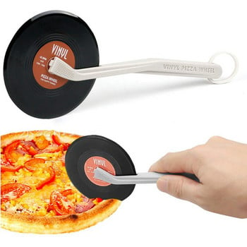 Vintage δίσκος βινυλίου Pizza Cutter Novelty Quirky Kitchen Aid