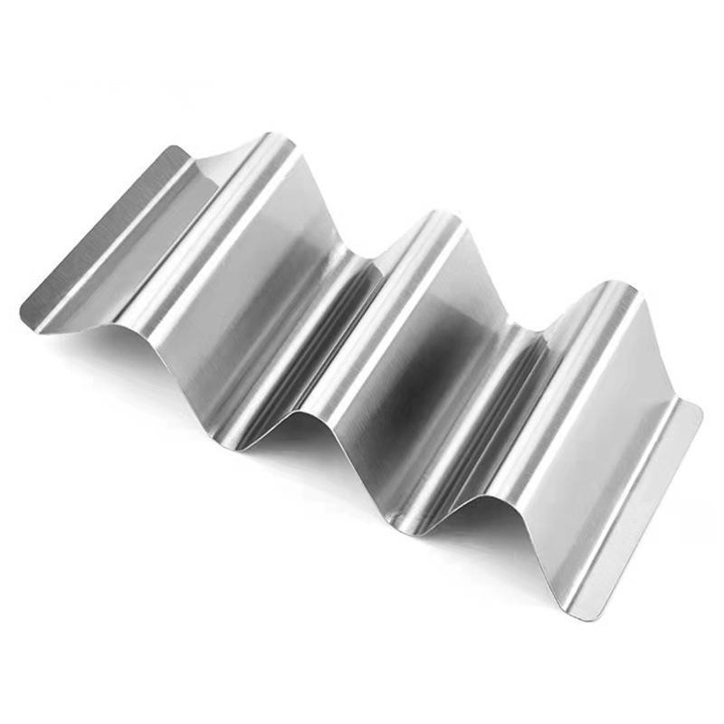 Suport pentru clătite mexicane cu 3 grile Suport pentru coajă pentru taco din oțel inoxidabil cu ceașcă de bucătărie pentru plăci de mâncare Suport de protecție Tavă Ustensile de bucătărie