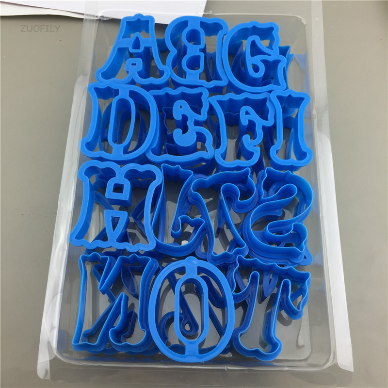 26 buc./set matrițe mari cu litere engleză pentru tăiat prăjituri AZ alfabet cu majuscule biscuiți fondant ștampile de imprimare bricolaj pentru decorarea tortului cu cuvinte
