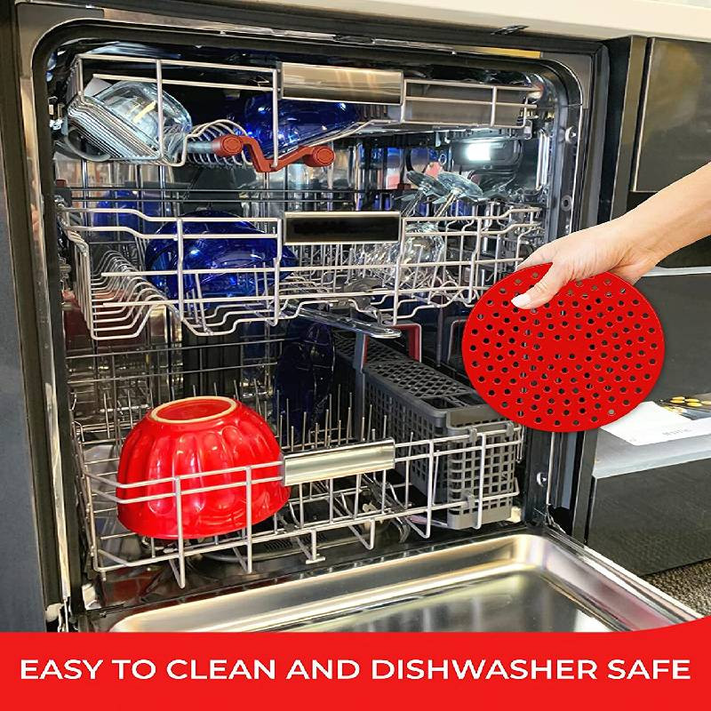 Επαναχρησιμοποιήσιμα σιλικόνη Air Fryer Liners Air Fryer Mats Αντικατάσταση αντικολλητικού χαρτιού περγαμηνής Αξεσουάρ Air Fryer για Cosori Gowise