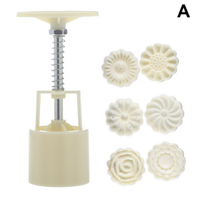 „Mooncake“ formų rinkinys „pasidaryk pats“ plastikiniai pyragaičiai tortų stūmokliai, rankiniai presai, „Mooncake“ formų kepimo įrankiai namų aksesuarai