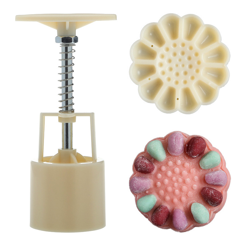 „Mooncake“ formų rinkinys „pasidaryk pats“ plastikiniai pyragaičiai tortų stūmokliai, rankiniai presai, „Mooncake“ formų kepimo įrankiai namų aksesuarai