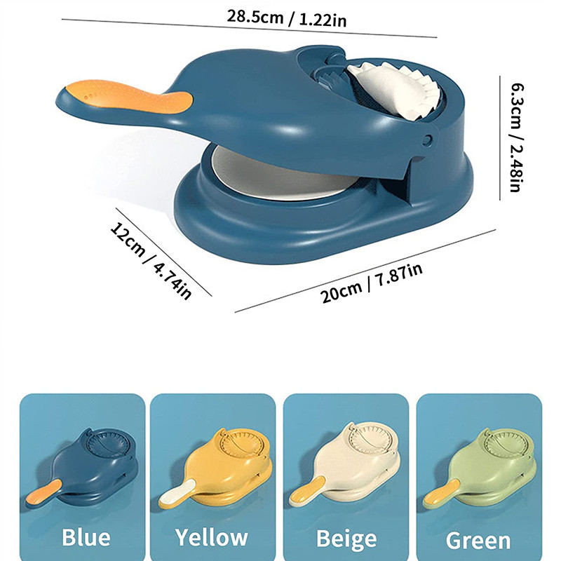 Du viename koldūnų gaminimo mašina tešlos presavimo mašina, rankinė koldūnų formavimo mašina, tešlos presavimo formos tešlos gaminimo virtuvės Jiaozi kepimo įrankis