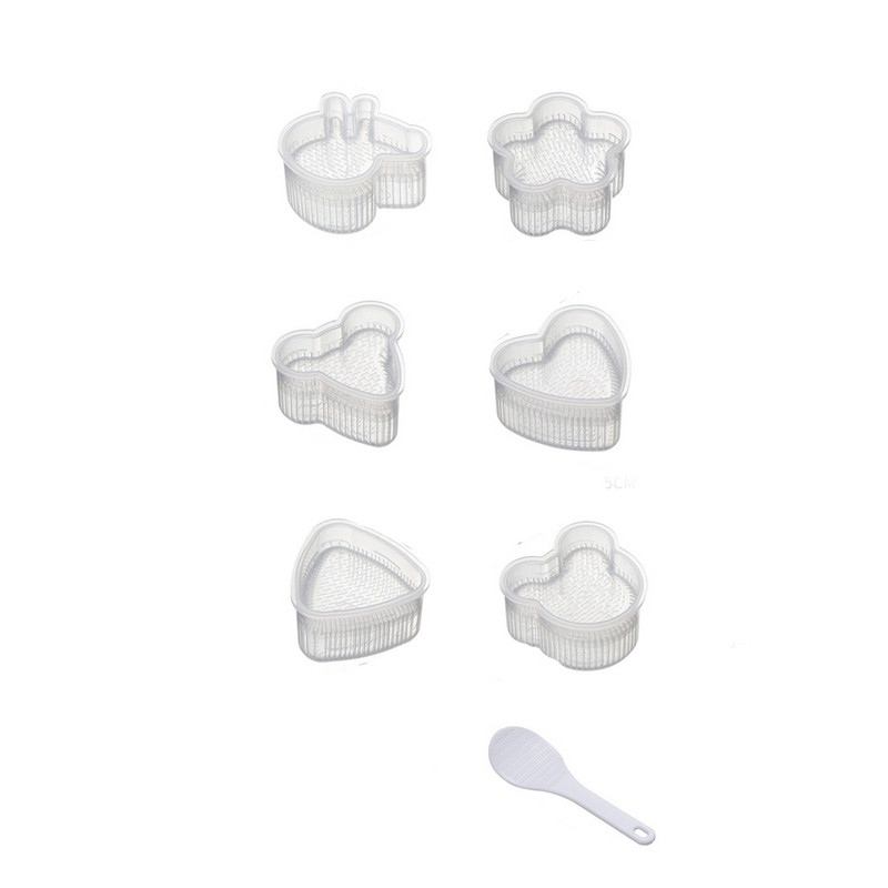 7 buc. Sushi, triunghiular, flori animale