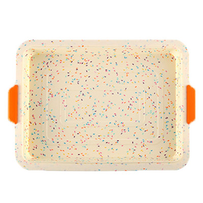 Τετράγωνος δίσκος ψησίματος σιλικόνης Φόρμα φόρμας φόρμα ψωμιού Φόρμα κέικ ψησίματος Φόρμα DIY ταψιού Εργαλείο κέικ ανθεκτικό σε υψηλή θερμοκρασία