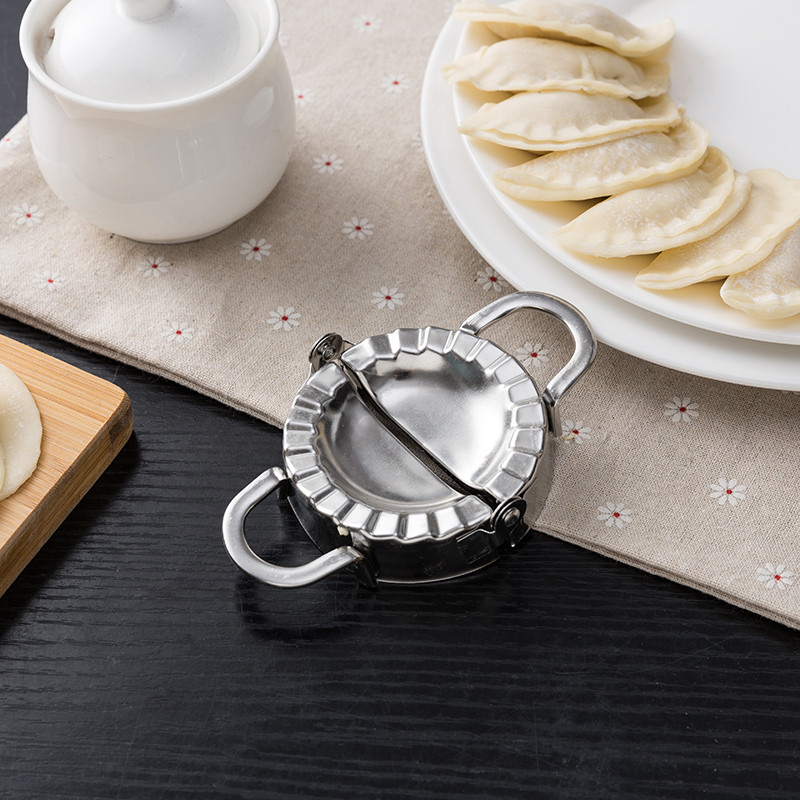 Formă rotundă/în formă de floare pentru găluște din oțel inoxidabil Lazy Must-Ravioli pentru prepararea mucegaiului Mucegai unelte pentru copt Mașină de bucătărie pentru găluște