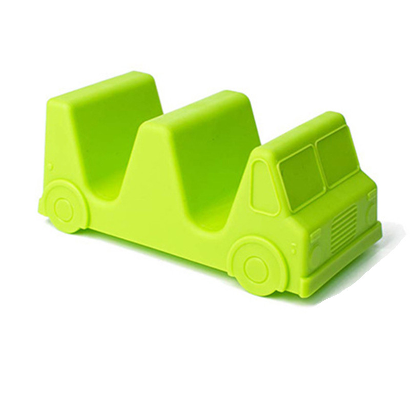 Pitsakoogi vitriin PP Taco riiul, vastupidav laineline toidukonteiner Mehhiko pannkoogiresti köögitööriist 14,5X7,5X6,5cm LBS