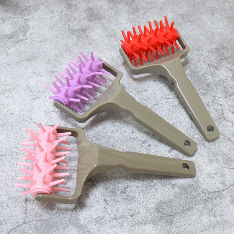 1 buc Sucitor pentru pizza Punch pentru patiserie Roller Pin Biscuiți Aluat plăcintă gaură relief aluat rolă zăbrele artizanat bucătărie instrument de coacere