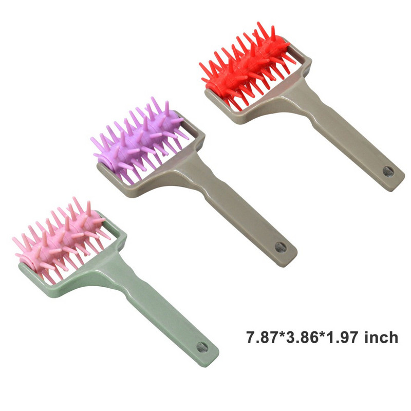 1 buc Sucitor pentru pizza Punch pentru patiserie Roller Pin Biscuiți Aluat plăcintă gaură relief aluat rolă zăbrele artizanat bucătărie instrument de coacere