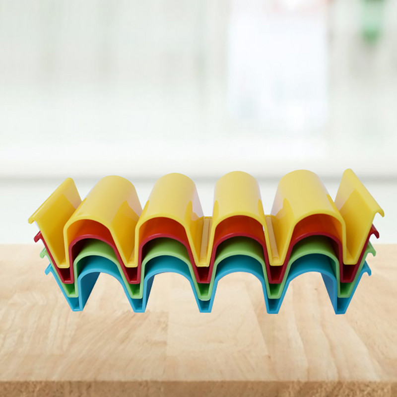 Meksikos restoranas Plastikinė blynų lentynėlė Taco laikiklis picos stendas Spring Roll maisto lentyna Virtuvės įrankiai Tortilijų lentyna