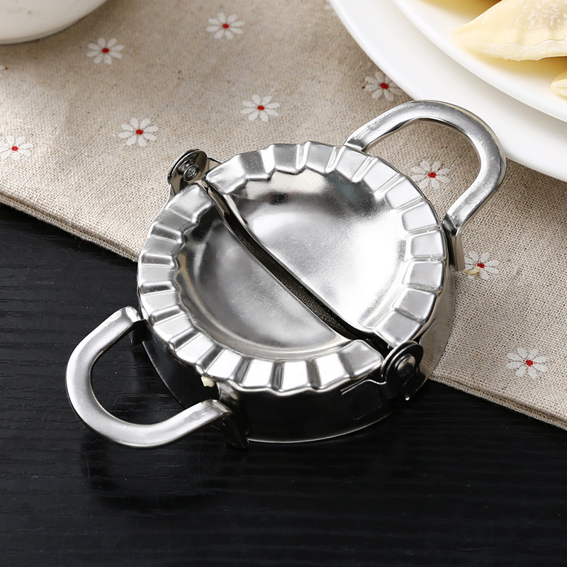 Formă rotundă/în formă de floare pentru găluște din oțel inoxidabil Lazy Must-Ravioli pentru prepararea mucegaiului Mucegai unelte pentru copt Mașină de bucătărie pentru găluște