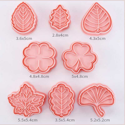 8 tk Põllumajandusloomade küpsiselõikurid tempel 3D multifilm hobune siga lambaliha lehm küpsis Fondant küpsetusvormid köögi kondiitritooted küpsetusnõud