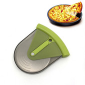 Roostevabast terasest pitsalõikur pitsalõikur koos katteketta viilutaja rulliga tainast pitsaviilutaja küpsetustarvikud