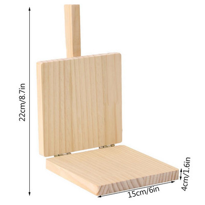 Medienos tešlos presavimo įrankis Koldūnai Įvynioklis Spaustuvas Pica Apvalus Virtuvės Įrankis Naminis Tortilijos Sausainiai Spurgos Tortilijų Presas