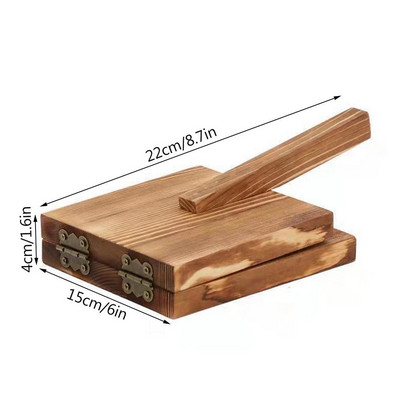 Medienos tešlos presavimo įrankis Koldūnai Įvynioklis Spaustuvas Pica Apvalus Virtuvės Įrankis Naminis Tortilijos Sausainiai Spurgos Tortilijų Presas