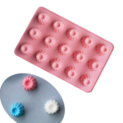 Uus 15 lingiga Luli silikoonist väike koogivorm, šokolaadikoogivorm, kasutatud minimagustoitude küpsetamiseks, käsitsi meisterdamise tööriistad