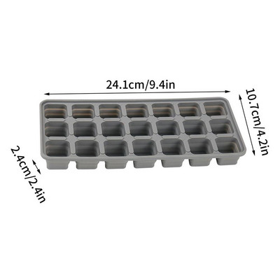 21 Grids Big Ice Cube Maker Φόρμα σιλικόνης Ice Maker Popsicle for Whisky Cocktail Brandy Large Cubitera Ice Tray Ice Cube