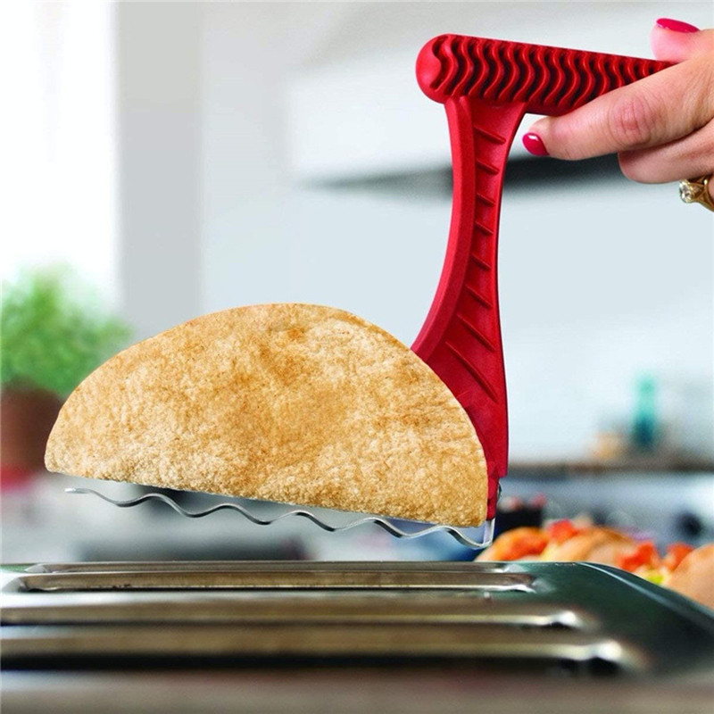 1 τεμ. Tortilla Taco Tooster Shell Maker Tortilla Crusher Mexican Food Pie Maker Θήκη Taco Gadgets Εργαλεία αρτοποιίας ψησίματος