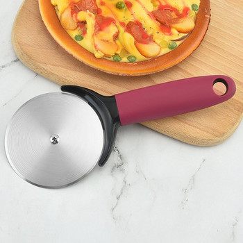 Лесна работа Здрав висящ нож за съхранение Резачка за пица Лесна за почистване Колело за пица Инструмент за пекарни с остър ръб