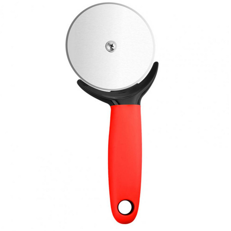 Funcționare simplă Depozitare robustă cu agățat Cutter pizza ușor de curățat Roată pentru pizza Instrument de panificație cu margini ascuțite