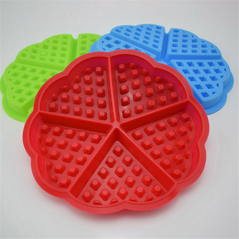 Nepiedegoša silikona vafeļu veidne konfekšu želeja šokolādes cepšanas veidņu maize pīrāgs Flan tart veidņu smalkmaizītes veidotājs Fondant konditorejas rīki jauns