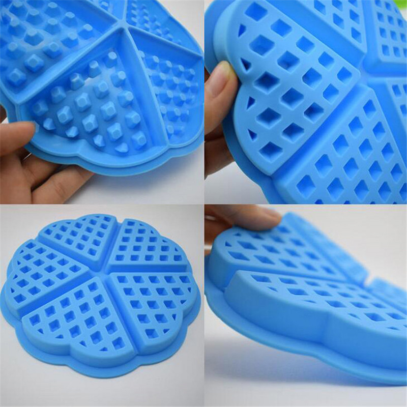 Nepiedegoša silikona vafeļu veidne konfekšu želeja šokolādes cepšanas veidņu maize pīrāgs Flan tart veidņu smalkmaizītes veidotājs Fondant konditorejas rīki jauns