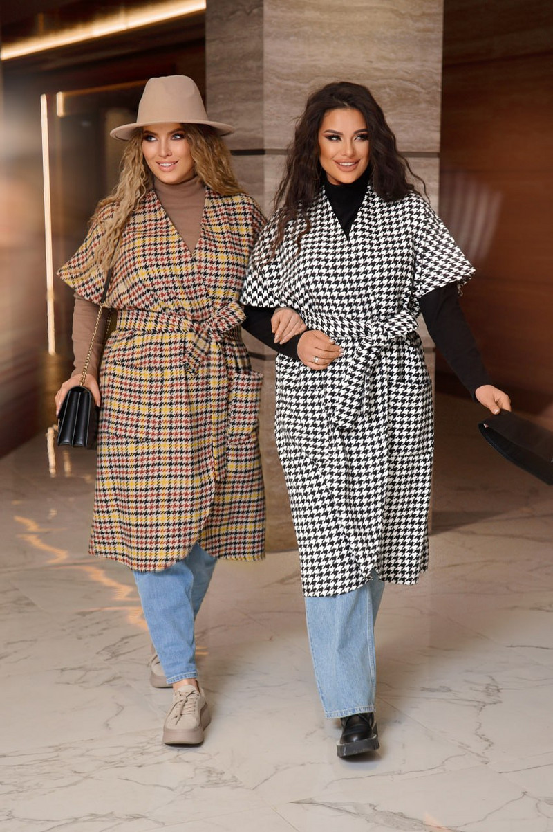 Елек от туид с колан