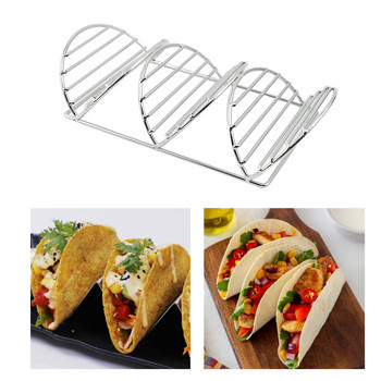 Στήριγμα Taco από ανοξείδωτο ατσάλι Taco Shell Holder Κατηγορία τροφίμων Πλυντήριο πιάτων & Φούρνος Σχάρα Taco για μπάρμπεκιου κουζίνας για πικνίκ στο σπίτι