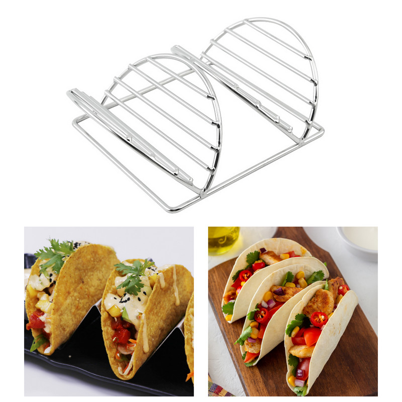 Roostevabast terasest tacohoidik Taco kestahoidja toidukvaliteetne nõudepesumasin ja ahjukindel Taco riiul köögi grillipikniku kodupeoks