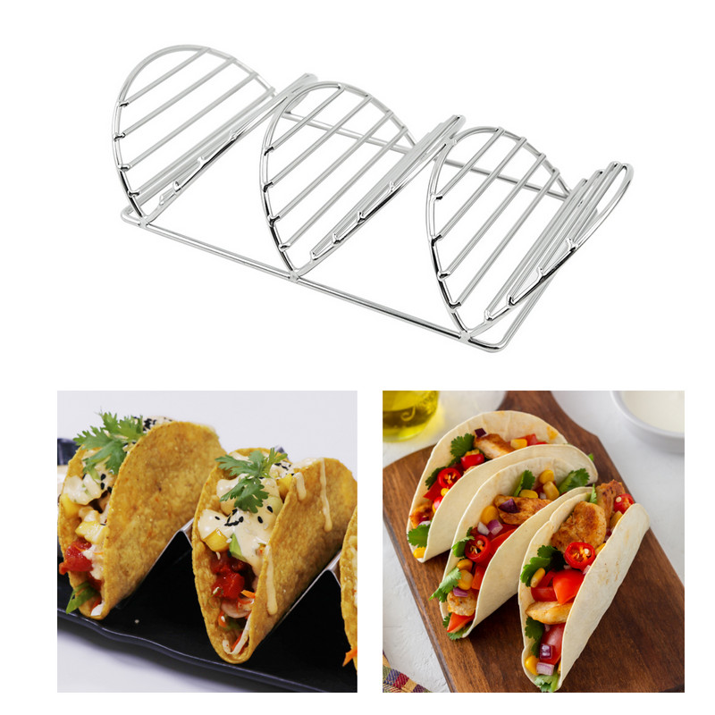 Roostevabast terasest tacohoidik Taco kestahoidja toidukvaliteetne nõudepesumasin ja ahjukindel Taco riiul köögi grillipikniku kodupeoks