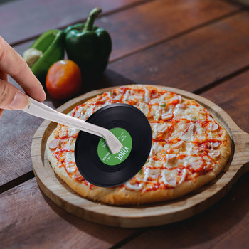 Лопатка за тесто за пица Колело за нарязване на пица Уред за нарязване на торти Пластмасов уред за нарязване на пица Инструменти за сладкиши Пица Рокер Винилови плочи Пица