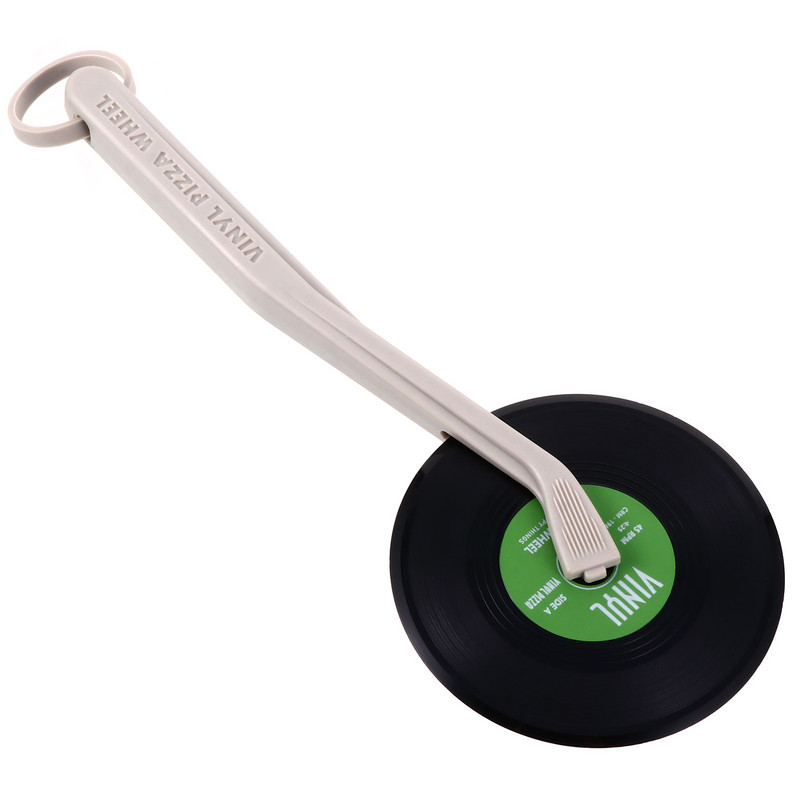 Spatulă pentru aluat de pizza Mașină de feliat pizza Roată Mașină de feliat prăjituri Mașină de feliat pizza din plastic Unelte pentru patiserie Rocker pentru pizza Discuri de vinil Pizza