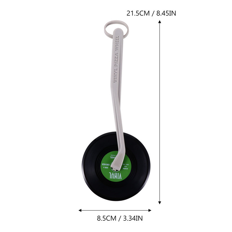 Spatulă pentru aluat de pizza Mașină de feliat pizza Roată Mașină de feliat prăjituri Mașină de feliat pizza din plastic Unelte pentru patiserie Rocker pentru pizza Discuri de vinil Pizza
