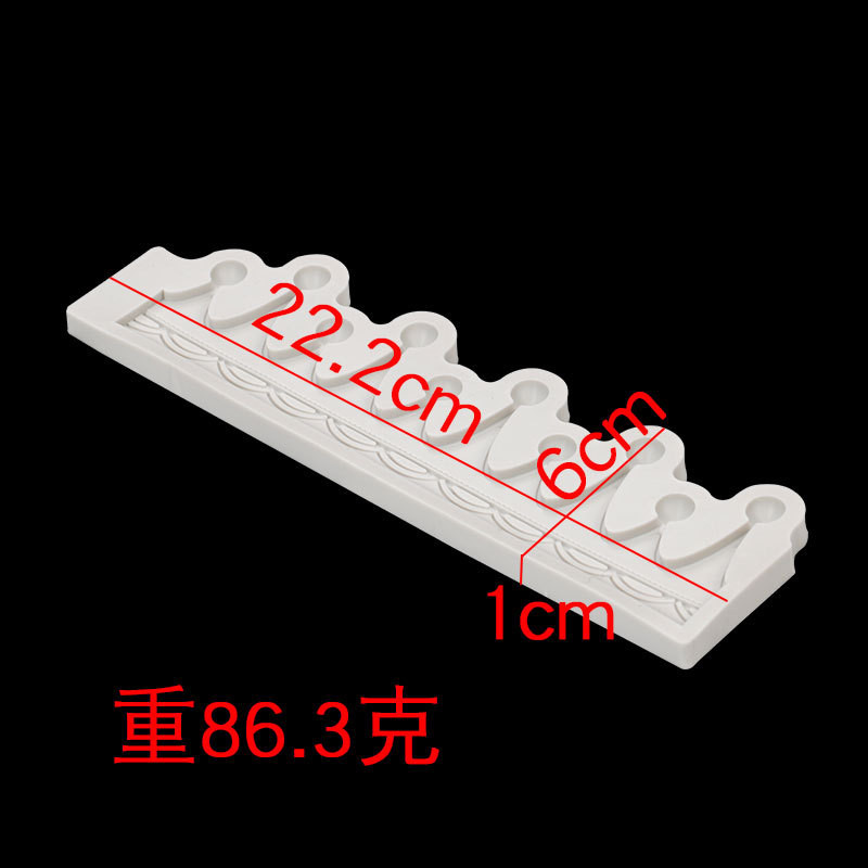 „Pasidaryk pats“ karūnos formos silikoninės fondanto formos 3D šokolado formos „Sugarcraft“ saldainių formos putėsiai tortų dekoravimo įrankiai