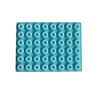 Forme cu 48 de găuri pentru mini prăjituri din silicon pentru gogoși, tigaie antiaderente pentru covrigi, brioșe de ciocolată, aparat de gogoși, instrument pentru accesorii de bucătărie