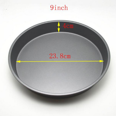 8/9/10/11" Αντικολλητικός δίσκος πίτσας με σκληρή επίστρωση Crispers μικροκυμάτων Ταψί κουζίνας μαύρο στρογγυλό Ταψί ψησίματος για κέικ εργαλεία ψησίματος