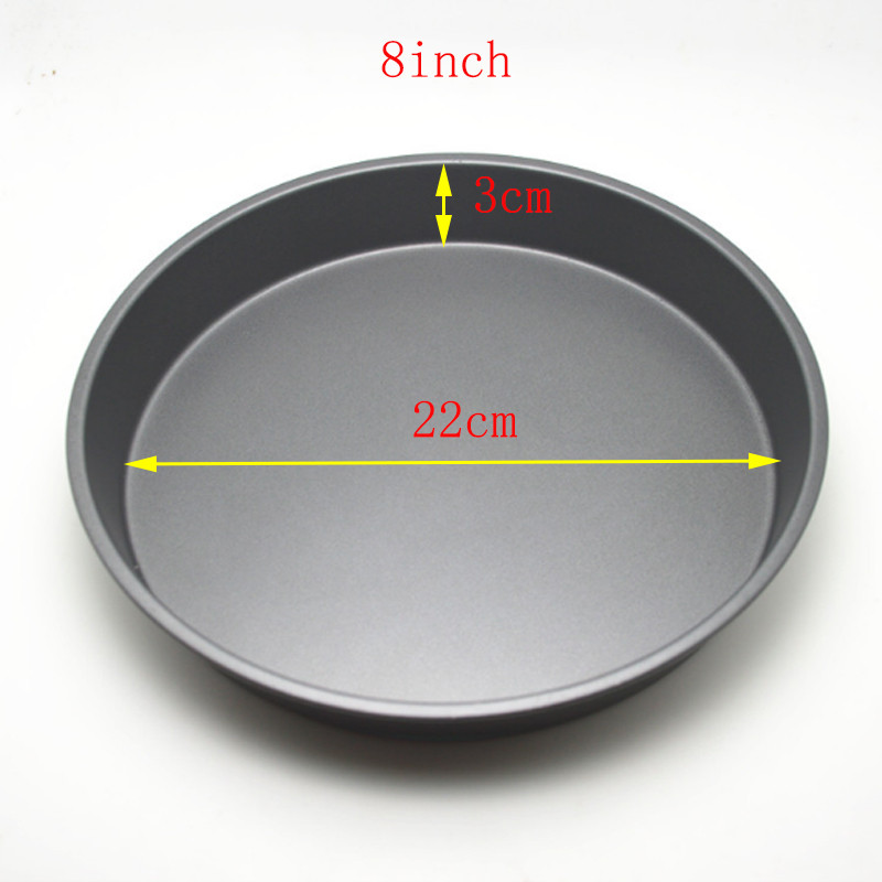 8/9/10/11" Αντικολλητικός δίσκος πίτσας με σκληρή επίστρωση Crispers μικροκυμάτων Ταψί κουζίνας μαύρο στρογγυλό Ταψί ψησίματος για κέικ εργαλεία ψησίματος