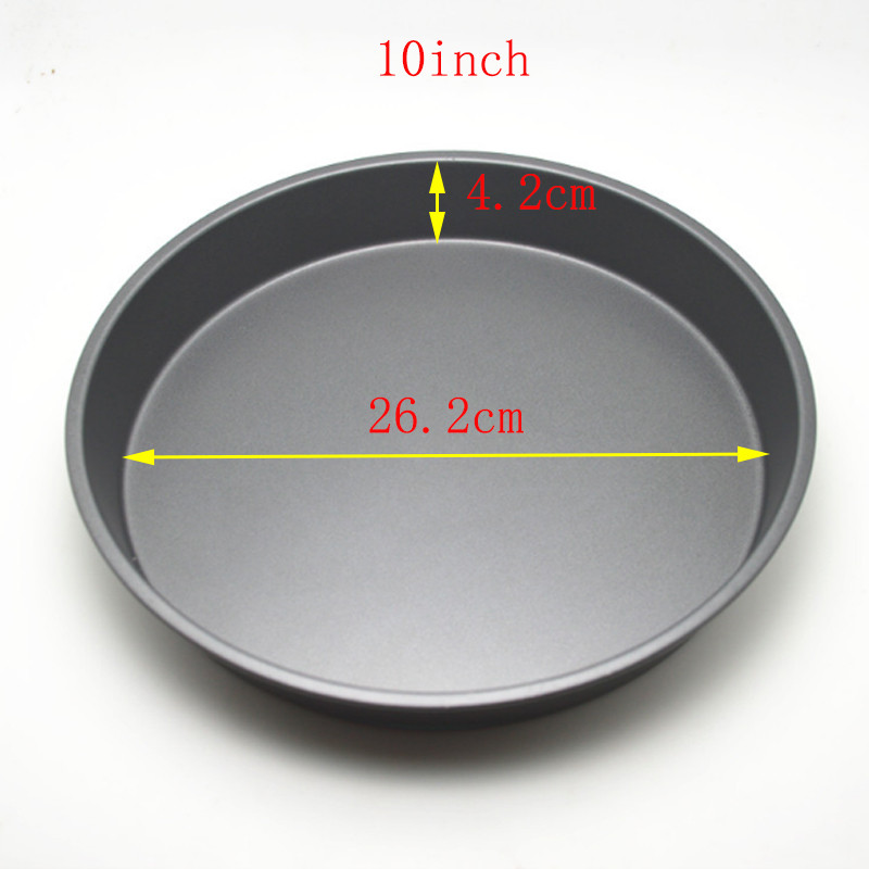 8/9/10/11" Αντικολλητικός δίσκος πίτσας με σκληρή επίστρωση Crispers μικροκυμάτων Ταψί κουζίνας μαύρο στρογγυλό Ταψί ψησίματος για κέικ εργαλεία ψησίματος