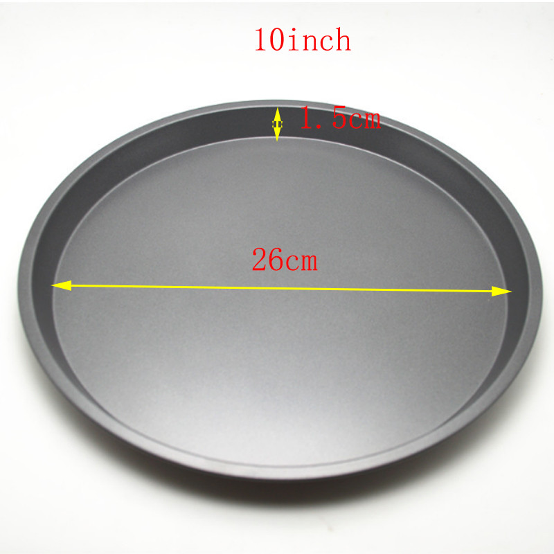 8/9/10/11" Αντικολλητικός δίσκος πίτσας με σκληρή επίστρωση Crispers μικροκυμάτων Ταψί κουζίνας μαύρο στρογγυλό Ταψί ψησίματος για κέικ εργαλεία ψησίματος